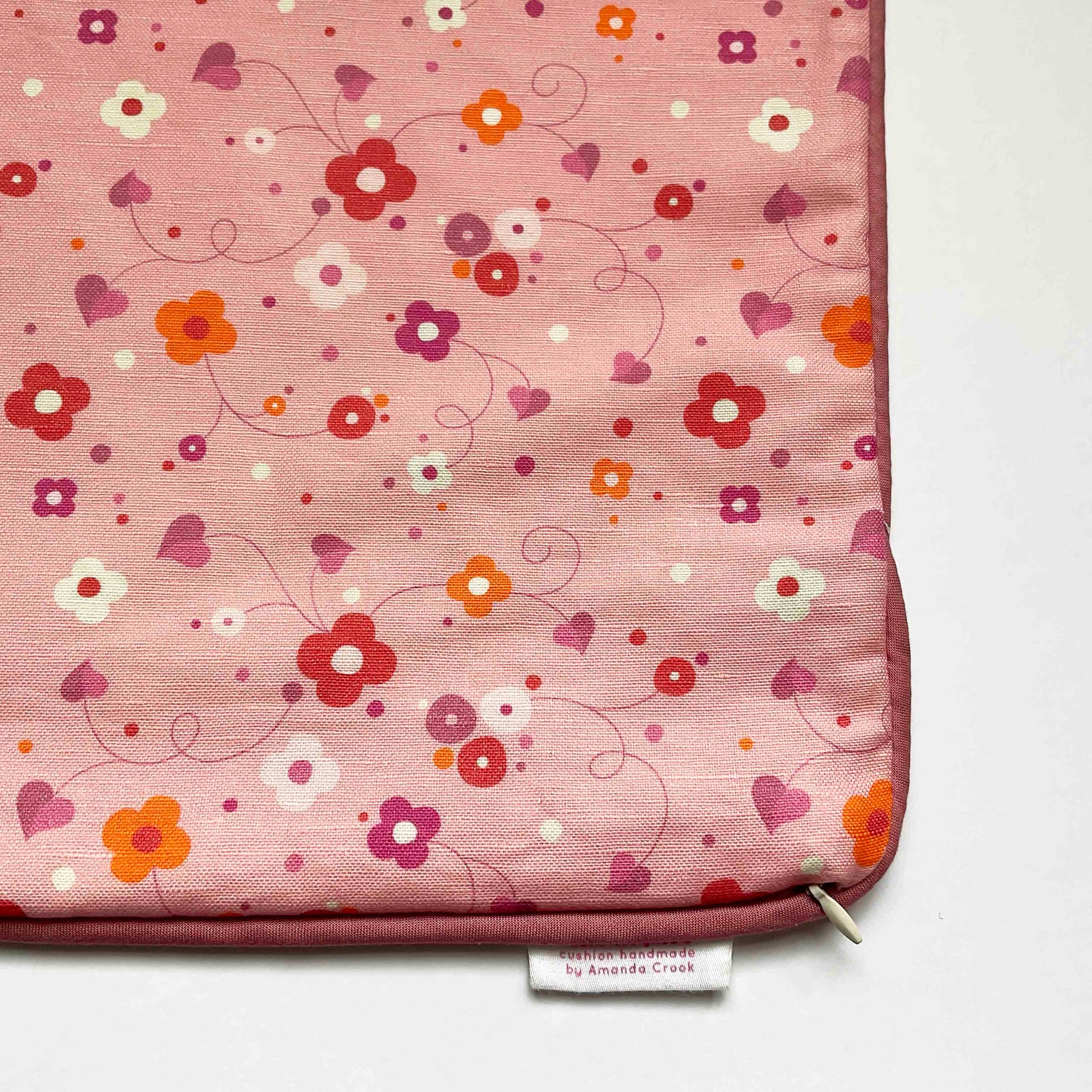 Linen-Cotton Cushion Cover: Blossom • Maria (Small)