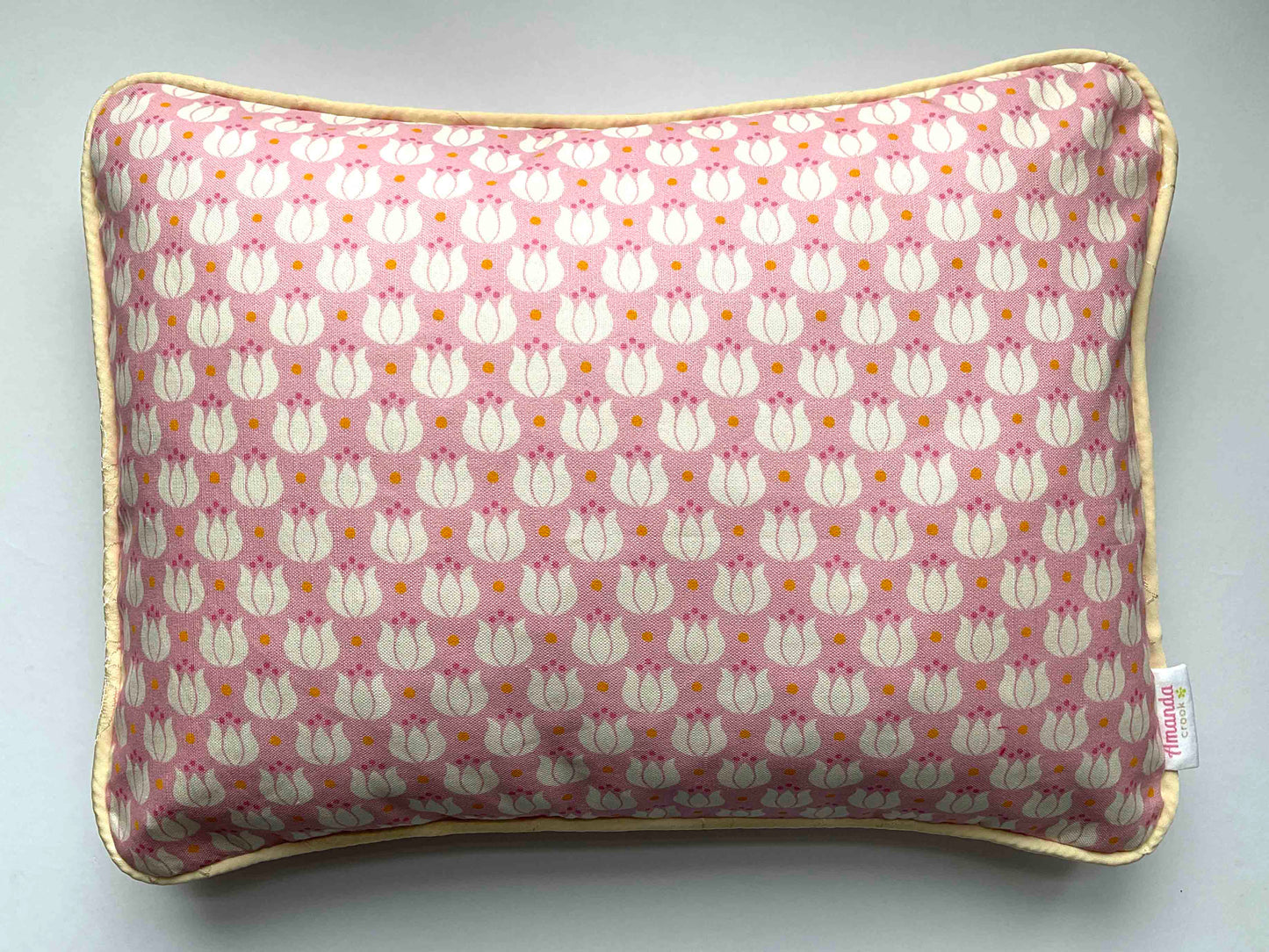Linen-Cotton Cushion Cover: Lotus • Pink (Small)
