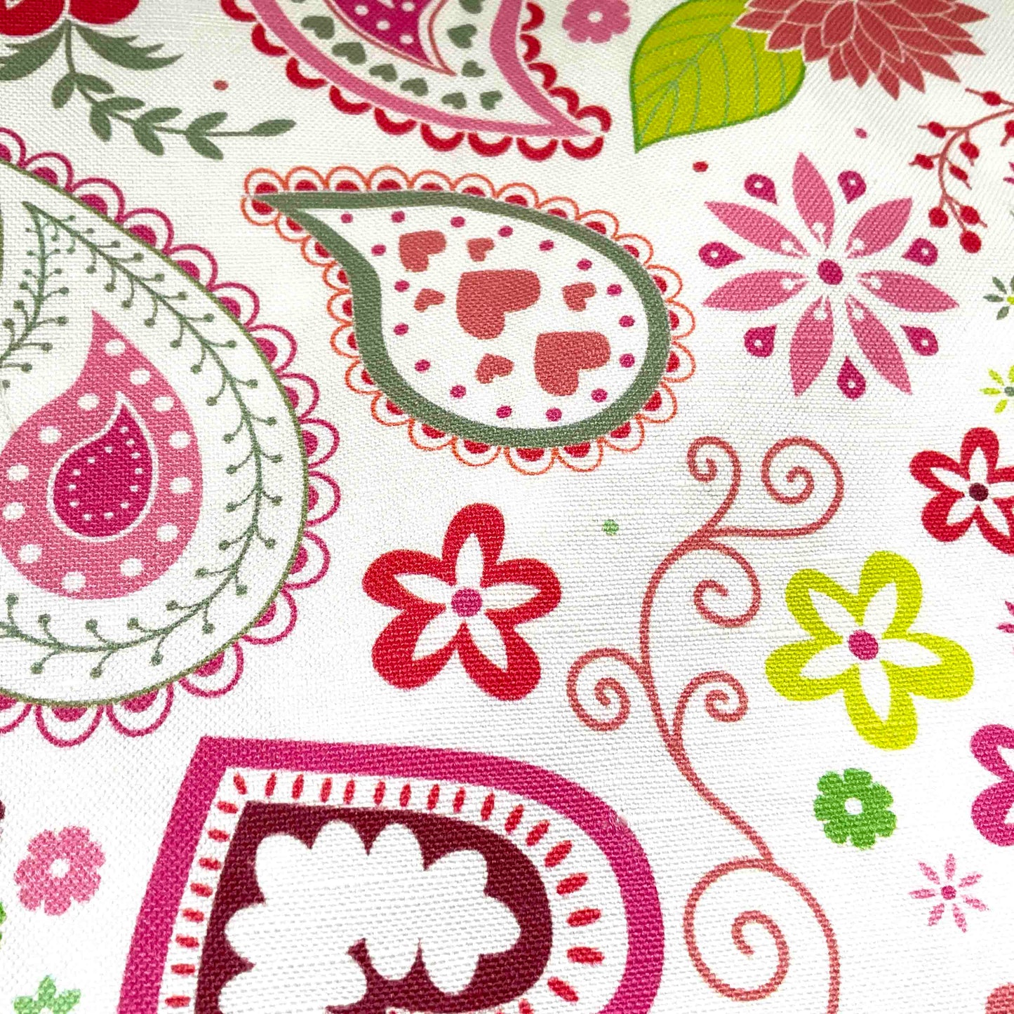 Linen-Cotton Cushion Cover: Paisley • Elsa (Small)