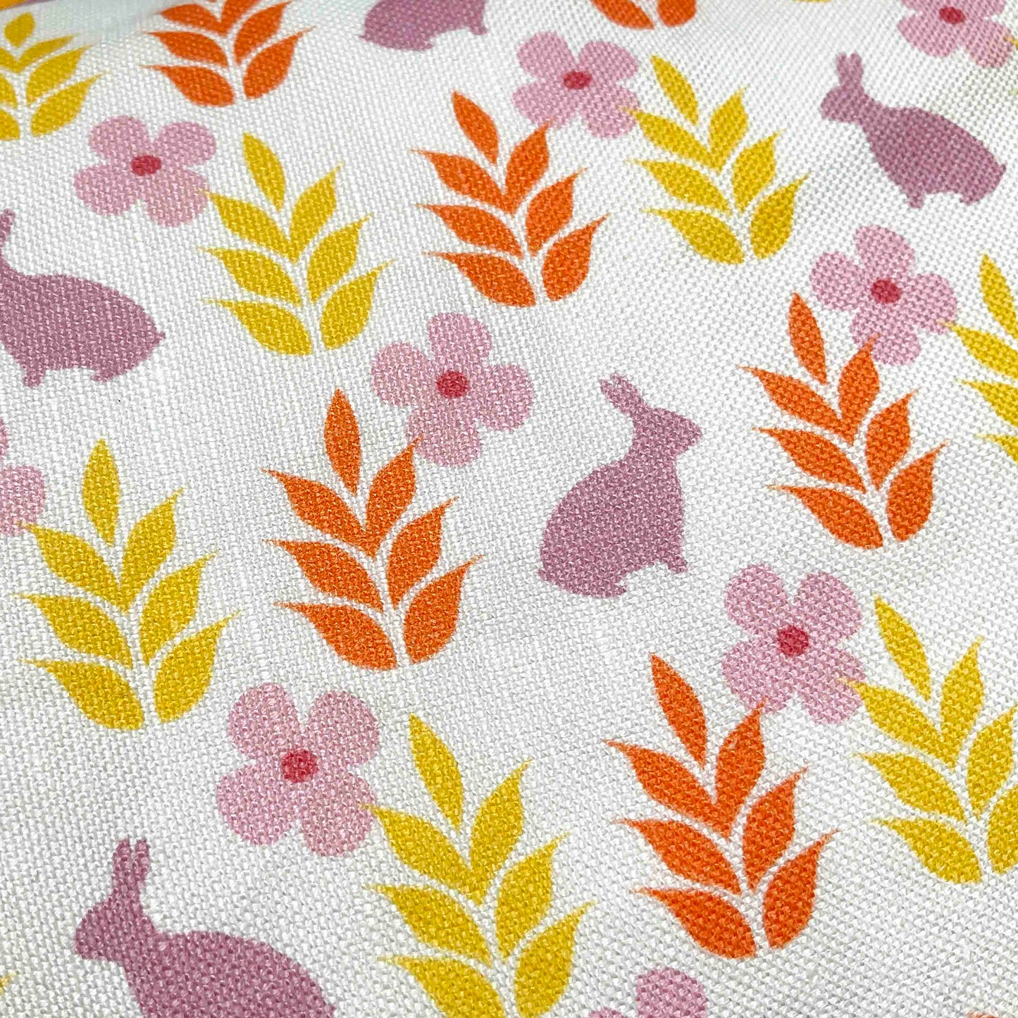 Linen-Cotton Cushion Cover: Rabbit • Lara (Small)