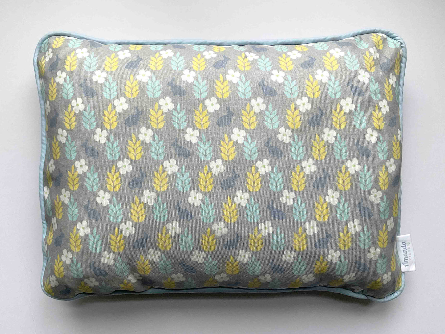 Linen-Cotton Cushion Cover: Rabbit • Lavinia (Small)