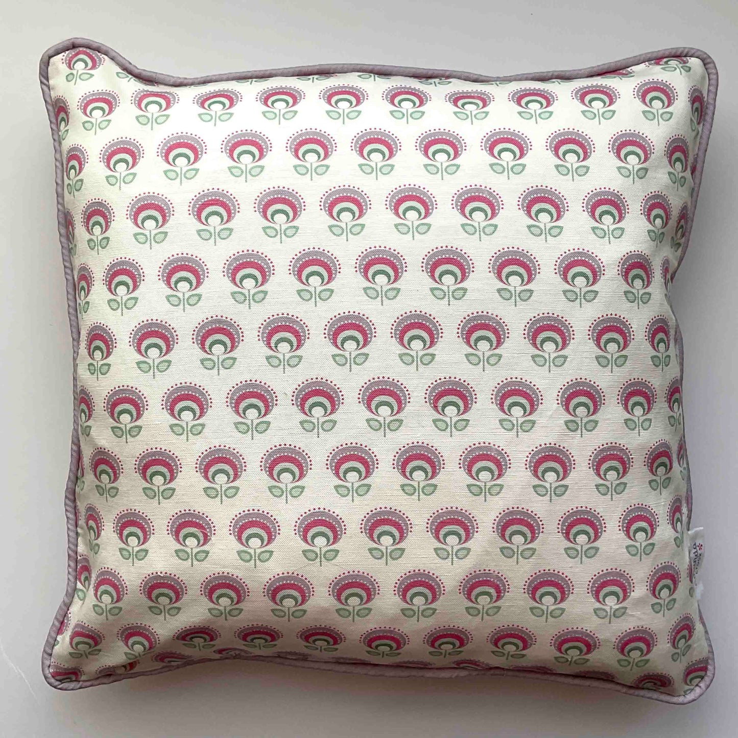Linen-Cotton Cushion Cover: Sprig • Gertrude (Small)