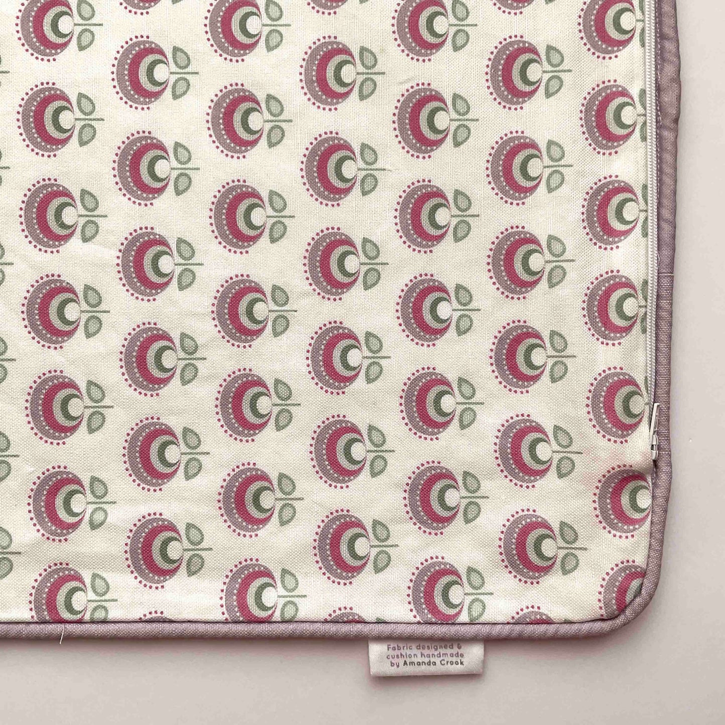 Linen-Cotton Cushion Cover: Sprig • Gertrude (Small)