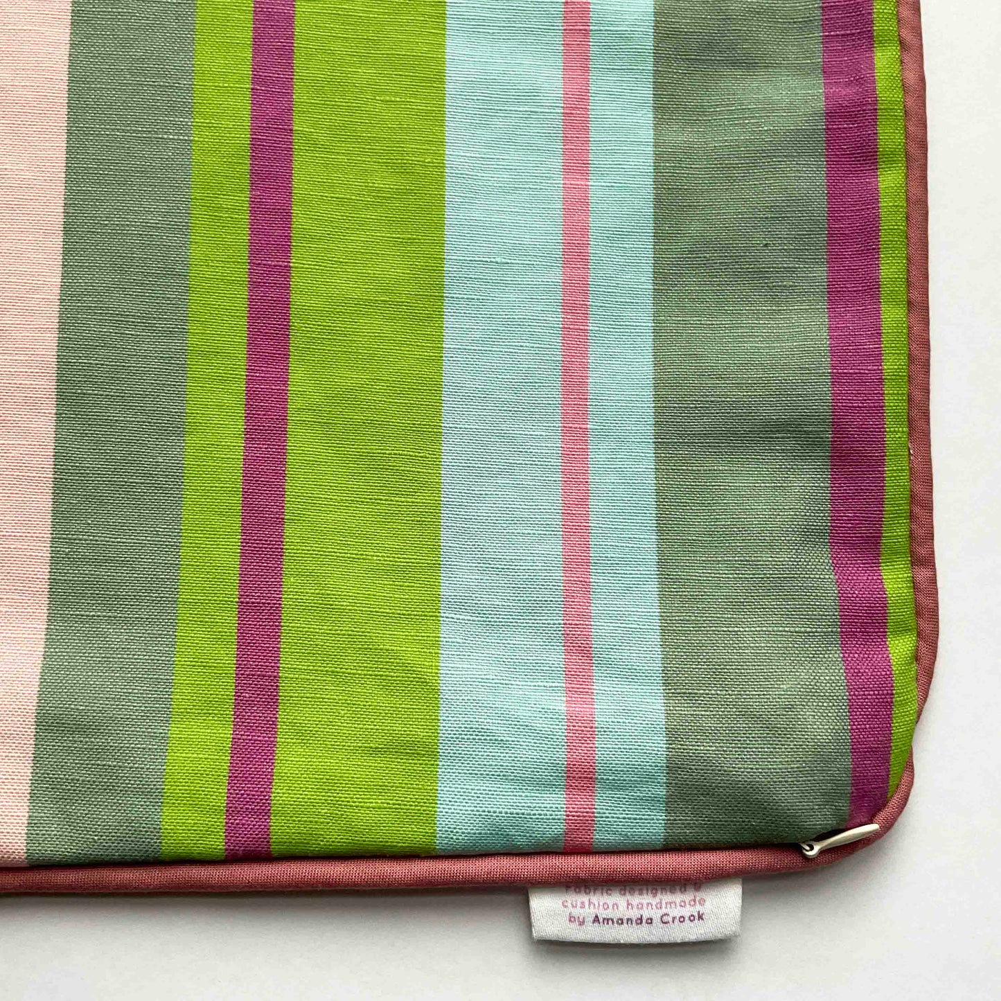 Linen-Cotton Cushion Cover: Stripe • Hermione (Small)