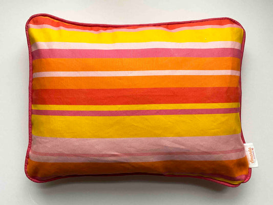 Linen-Cotton Cushion Cover: Stripe • Jaquenetta (Small)