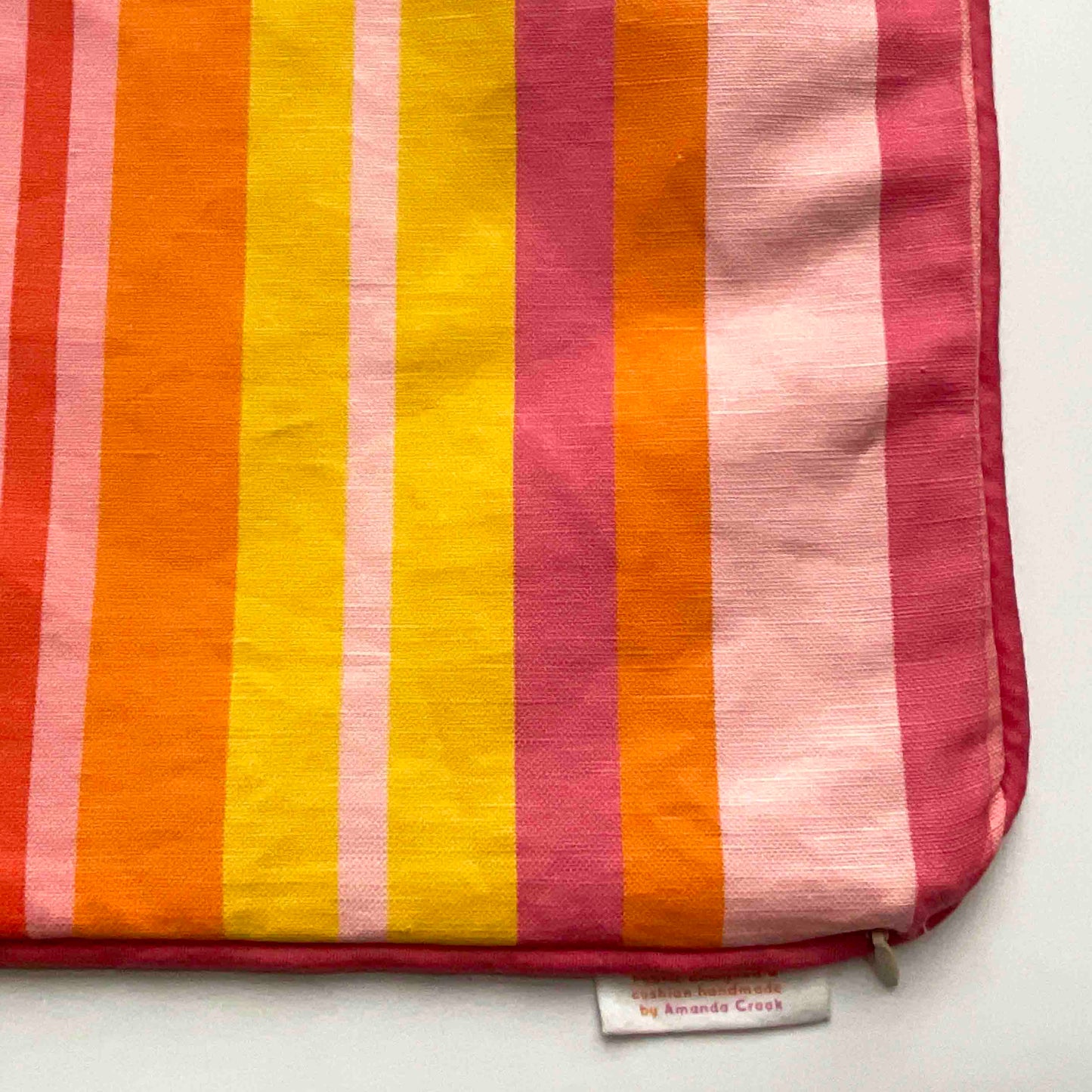 Linen-Cotton Cushion Cover: Stripe • Jaquenetta (Small)
