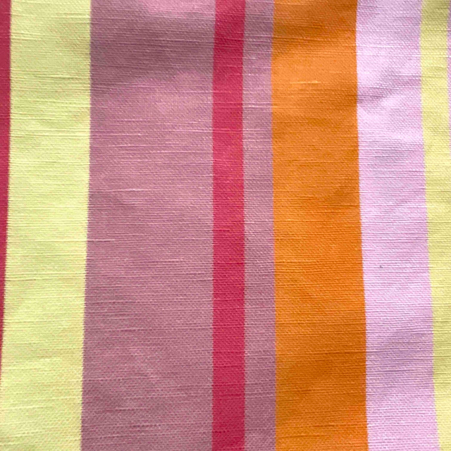 Linen-Cotton Cushion Cover: Stripe • Lily (Small)