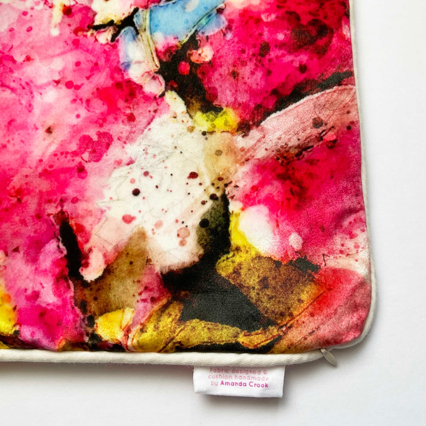 Velvet Cushion Cover: Blossom 4 (Small)