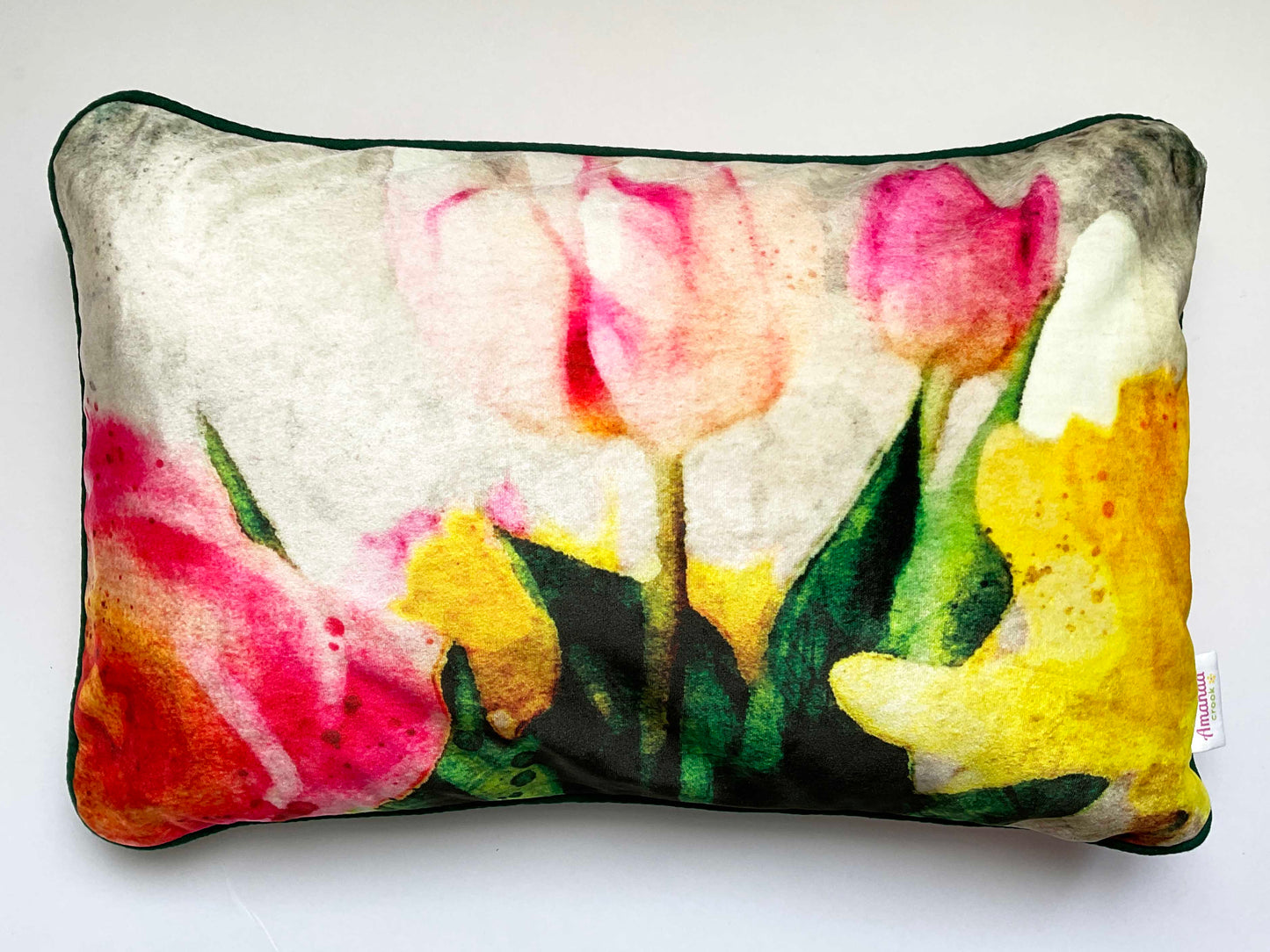 Velvet Cushion Cover: Bouquet 1 (Small)
