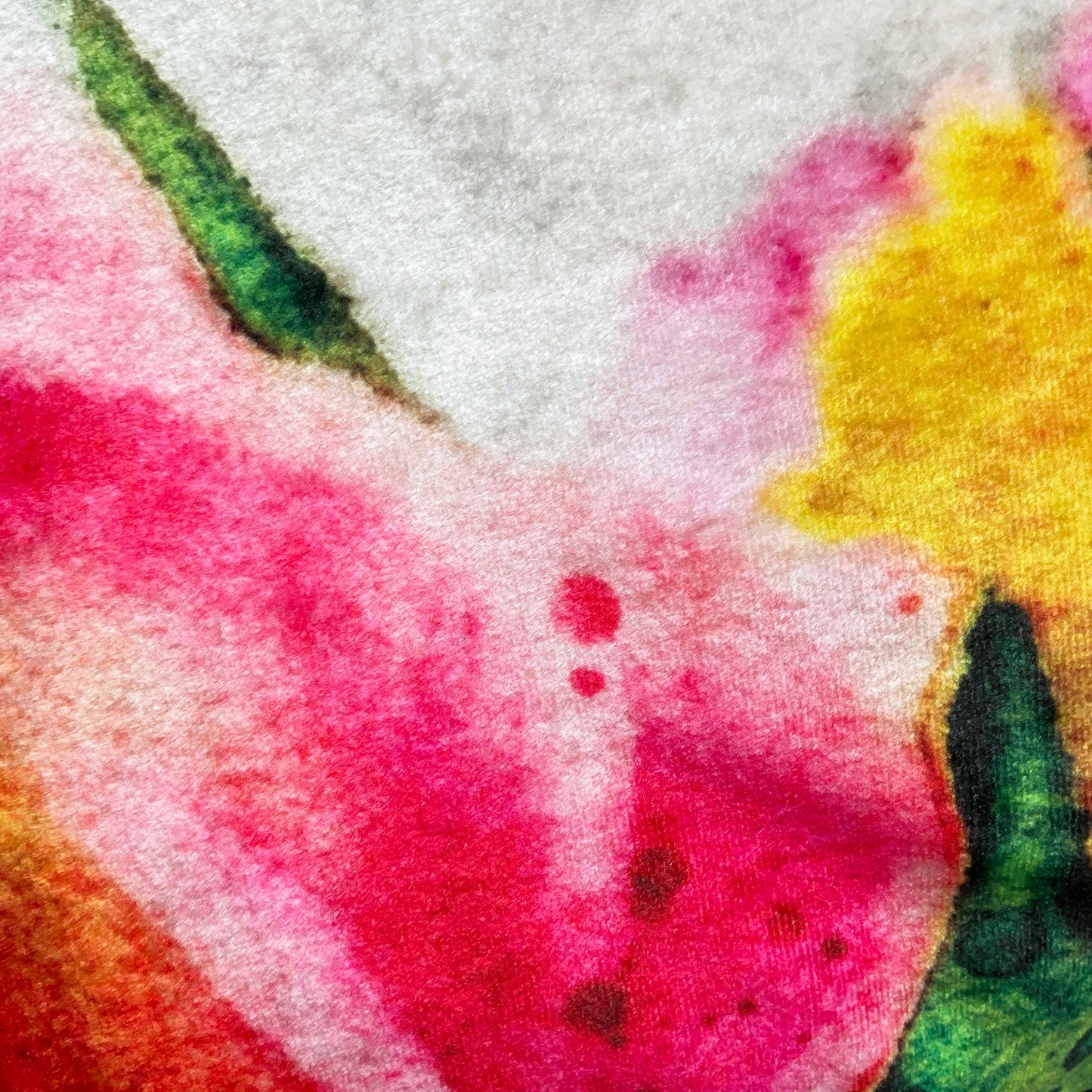 Velvet Cushion Cover: Bouquet 1 (Small)