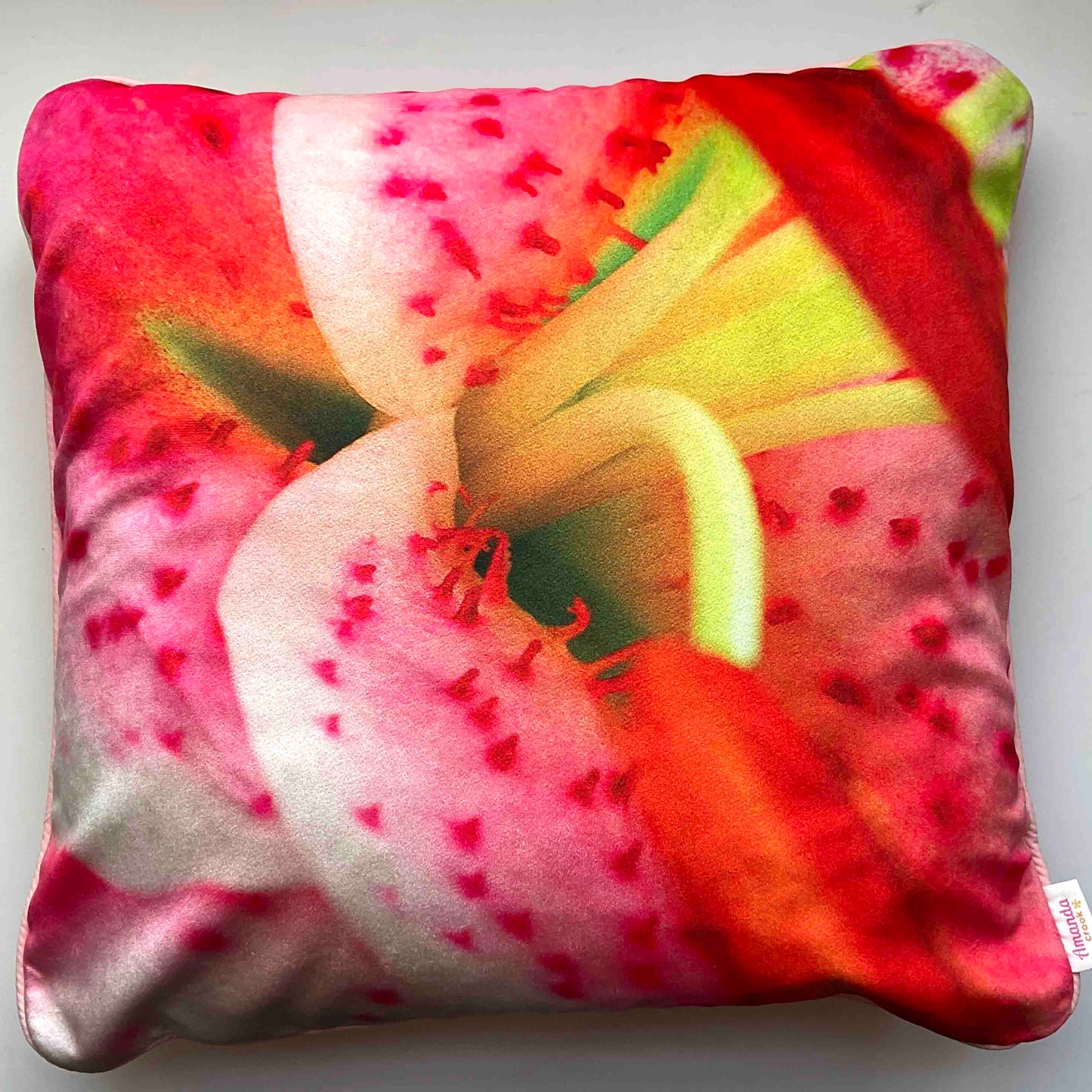 Velvet Cushion Cover: Lily 1 (Large)