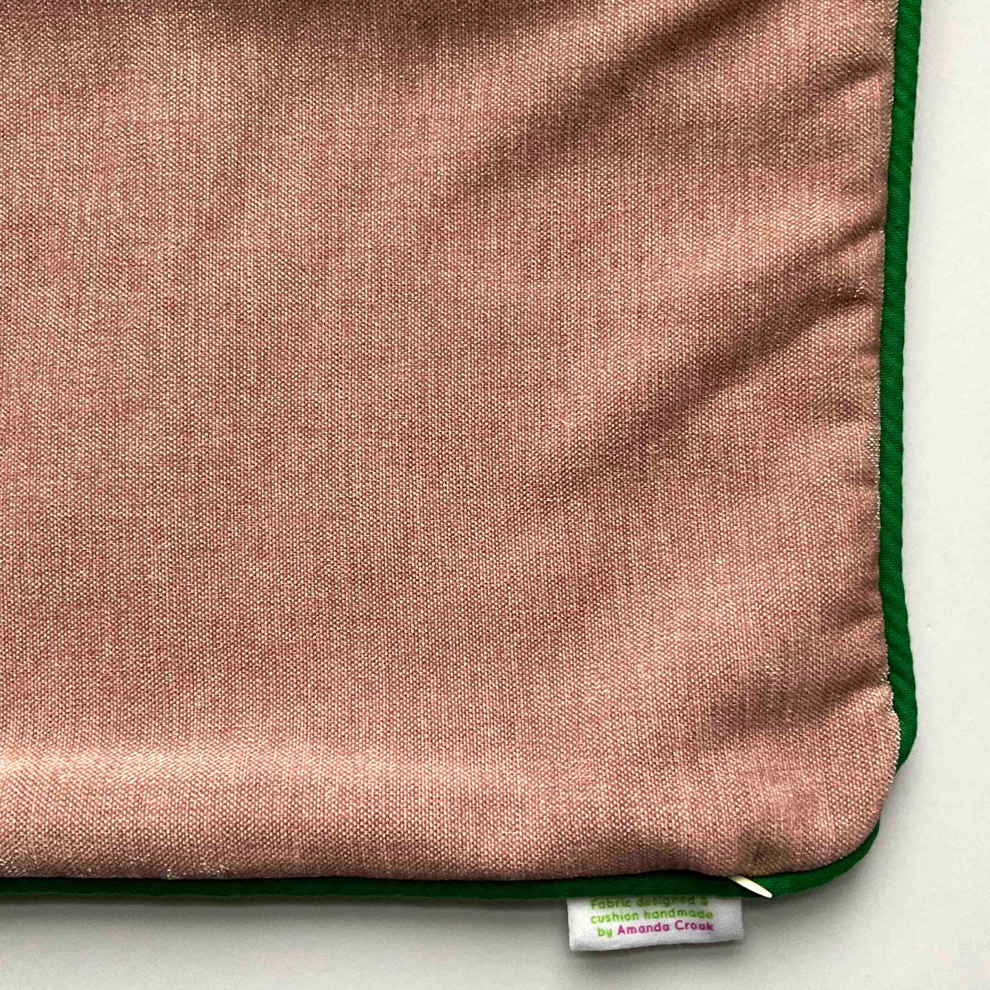 Velvet Cushion Cover: Purple Flowers (Large)