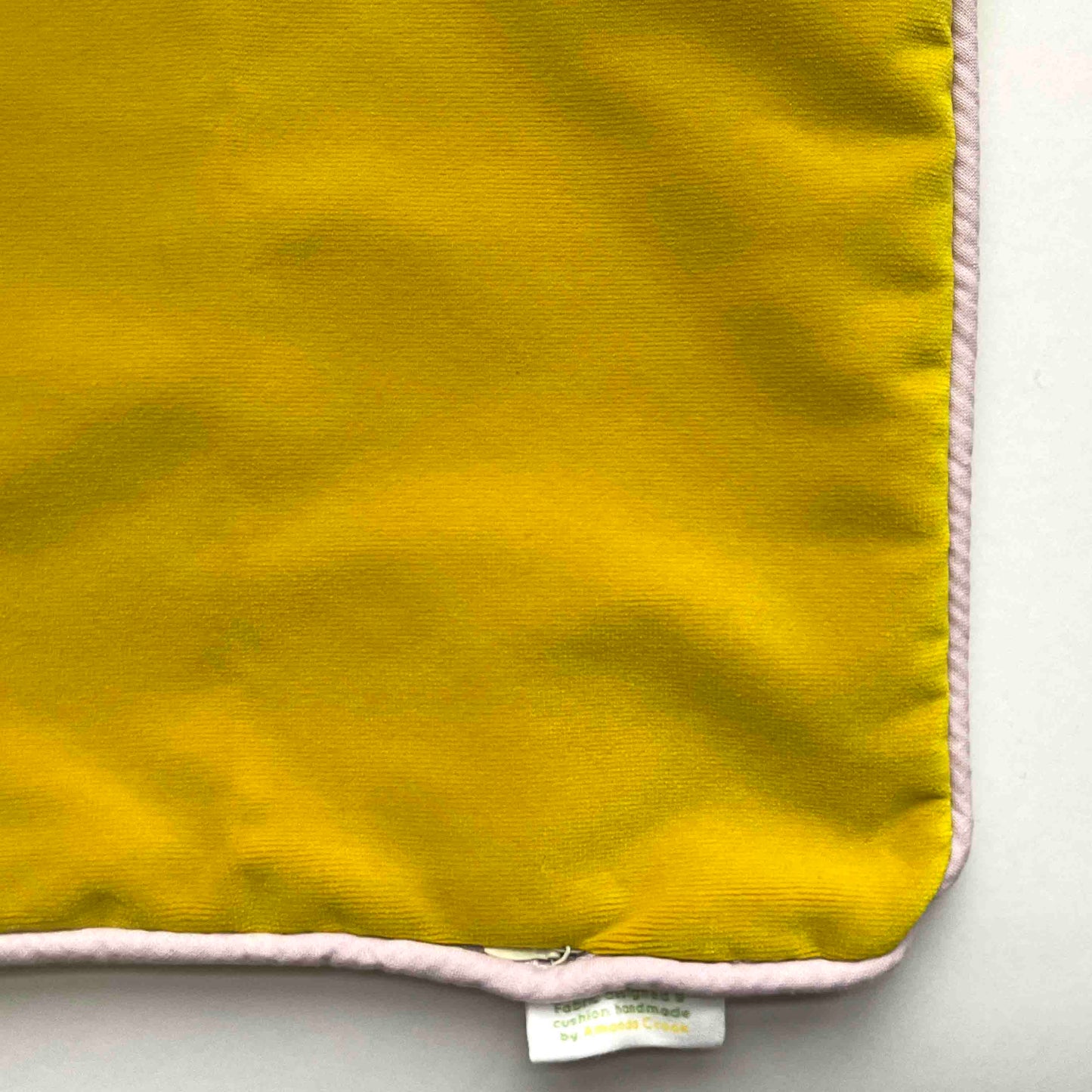 Velvet Cushion Cover: Yellow Roses 1 (Large)