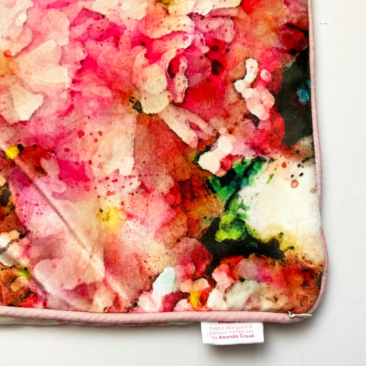 Velvet Cushion Cover: Blossom 3-1 (Small)